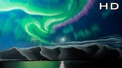 Dibujo de la Aurora Boreal con Pastel - Dibujando Auroras Boreales ...
