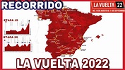 RECORRIDO LA VUELTA a España 2022 🇪🇸 Etapas, Perfiles y Altimetría ...