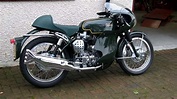Velocette Thruxton with full fairing. | Classic motorcycles, Cafe racer ...