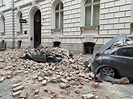 Damage in Zagreb after earthquake this morning Zagreb, City of Zagreb ...