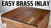 Metal Inlay in Wood | Add Brass to Your Woodworking Project