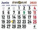 Calendario 2023 con santoral y lunas – Artofit