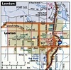 Lawton city road map for truck drivers toll and free highways map - usa