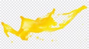 Ilustración de salpicaduras de líquido amarillo, stock photography ...