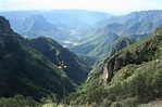 Copper Canyon, Rafting Down The River Which Divides The Mountains ...