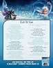 Frozen Let it go lyric sheet - Frozen Photo (36756147) - Fanpop