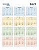 1621 Calendar (PDF, Word, Excel)