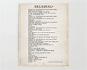 PRINTABLE Charles Bukowski Bluebird Poem Print Classic Poem - Etsy UK