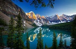 canada, Mountains, Scenery, Lake, Forests, Banff, Moraine, Lake, Nature ...
