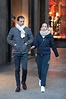 Massimiliano Allegri con la figlia Valentina a passeggio per Milano ...