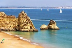 Playa de Dona Ana, Lagos - De las más bonitas de Algarve
