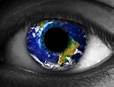 Human eye with planet Earth reflected - How to Scale Up to a Digital ...