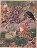 badi'uzzaman fights iraj to a draw. MAK. R129 | Mughal paintings ...