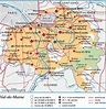 Carte du Val de Marne Villes » Voyage - Carte - Plan