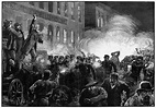 The Haymarket Riot 1886 Nriot At The Meeting At Haymarket Square ...