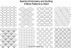 Free Printable Sashiko Patterns