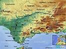 StepMap - Andalusien - Landkarte für Spanien