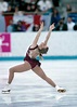 Tonya Harding performing her free skate during the XVll Winter Olympics ...