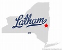 Map of Latham, NY, New York