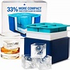 Epare Clear Ice System - Mold Makes 4 Large Crystal Clear Ice Cubes ...