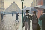 Gustave Caillebotte - Paris Street; Rainy Day from 1877 | Paris street ...