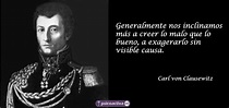 Frases célebres de Carl von Clausewitz: Inspiración militar