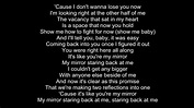 Mirrors - Justin Timberlake Lyrics - YouTube