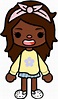 toca boca girl character avatar cute sticker by @tocaloner