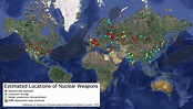 U S Nuclear Missile Silos Map - World Map