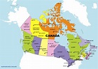 Canada Mapa Mundi