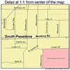 South Pasadena California Street Map 0673220