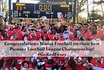 Marist Wins Share of PFL Title; Sets Varsity Record For Wins - Marist ...