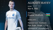 Aleksey Isayev Midfielder Football CV 2022 HD - YouTube