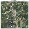 Aerial Photography Map of Springhill, LA Louisiana