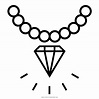 Diamond Necklace Coloring Page - Ultra Coloring Pages