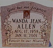 Wanda Jean Allen (1959-2001) - Find a Grave Memorial
