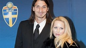 Zlatan Ibrahimovic und Partnerin Helena Seger: Für ihn war es Liebe auf ...