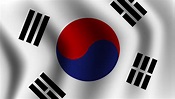 Realistic waving south korean flag 1314290 Vector Art at Vecteezy