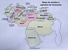 Cuáles son los Estados de Venezuela y sus Capitales (+ Mapa)