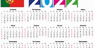 Calendário 2022 - Calendarena