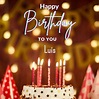 100+ HD Happy Birthday Luis Cake Images And Shayari