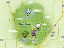 Maps of Walt Disney World's Parks and Resorts
