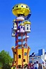 Hundertwasser Turm | Unusual buildings, Hundertwasser architecture ...