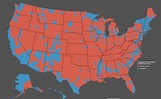 Projected 2020 election results by county : r/MapPorn