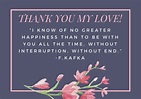 125 Heartfelt "Thank You My Love" Messages and Quotes (2023)