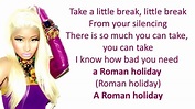 Roman Holiday - Nicki Minaj [ LYRICS ] - YouTube