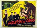 "PHANTOM OF PARIS" MOVIE POSTER - "MYSTERY OF MARIE ROGET" MOVIE POSTER