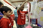 Students show off slime: Curtis Strange elementary's annual learning ...