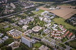 Dortmund von oben - Campus- Gebäude der TU Technischen Universität in ...