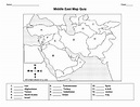 Middle East Map Quiz/Worksheet by History Literacy | TpT